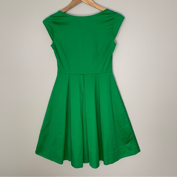 Kate Spade Dress Kelly Green Pockets Cap Sleeves Size 2 - Picture 9 of 10